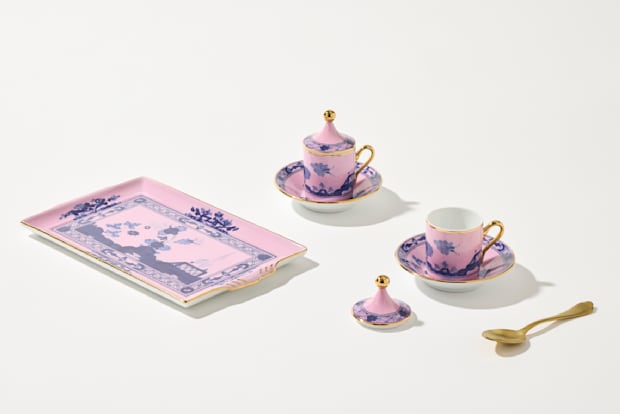 COFFEE SET FOR TWO WITH TRAY | GINORI 1735